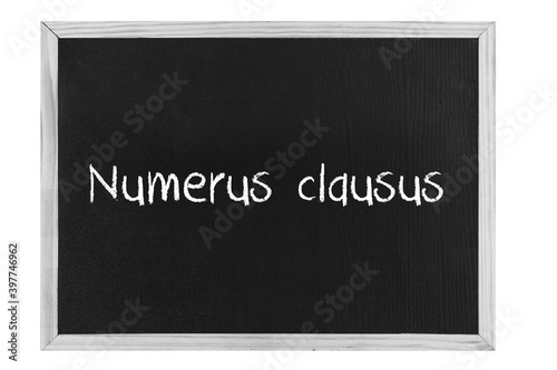 Tafel Numerus clausus