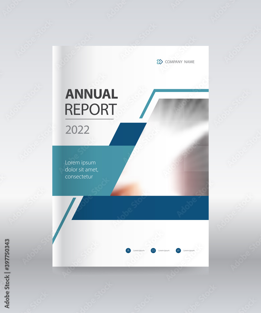 Abstract annual report Brochure cover design template vector. And use ...