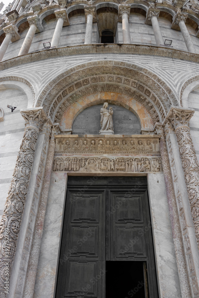 entrance to the Pisa Cathedral
