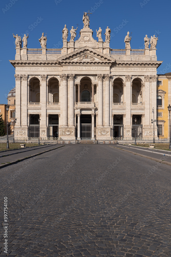 Basilica di San Giovanni in Laterano in Rome, Italy