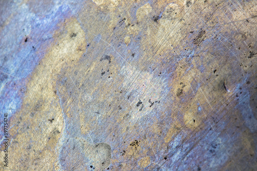 old metallic texture surface © Maistet