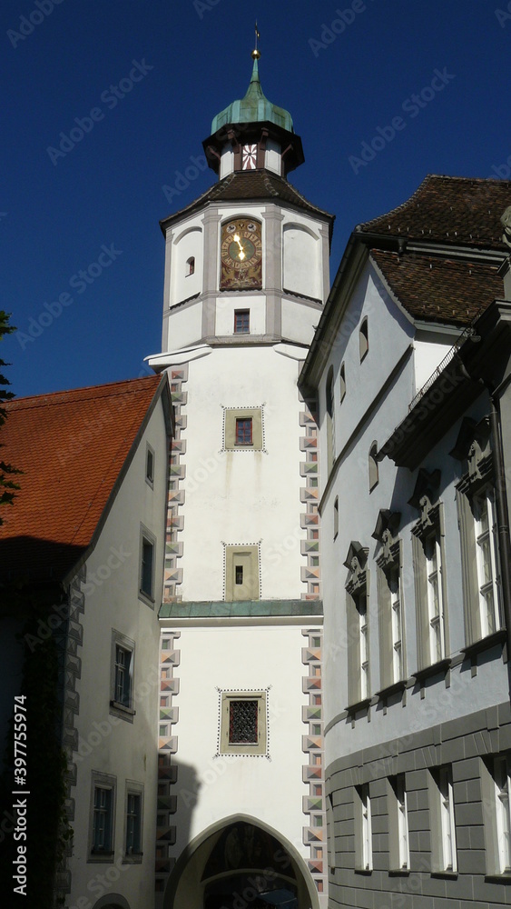 Pfaffenturm / Stadttor in Wangen im Allgäu