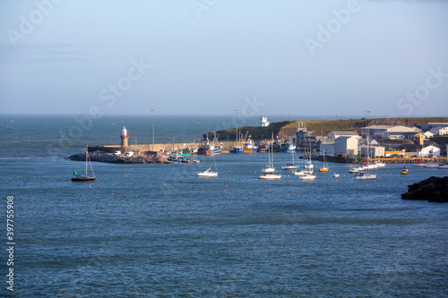 The fishing village of Dunmore East in County Waterford, Ireland on a beautiful evening. © griangraf