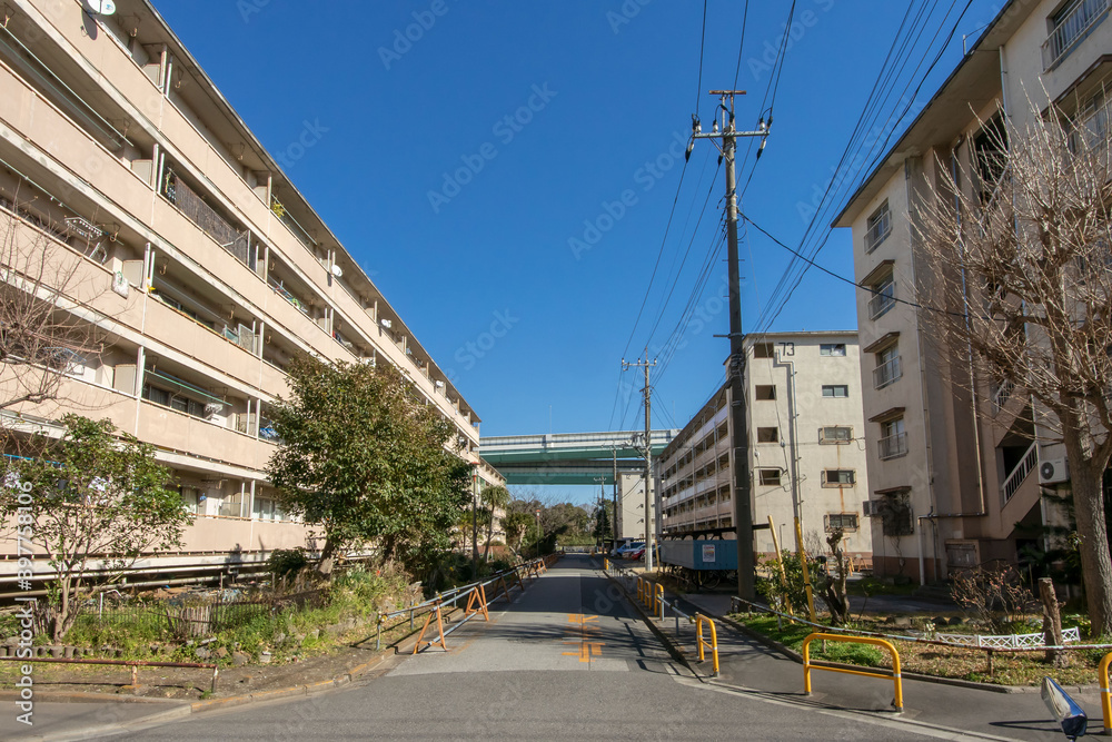 東京都江東区辰巳一丁目の都営辰巳団地