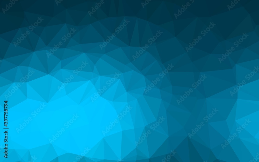 Light BLUE vector abstract mosaic pattern. Light BLUE vector abstract mosaic pattern.