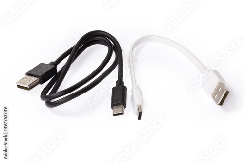 Two different cables USB-A to USB-C