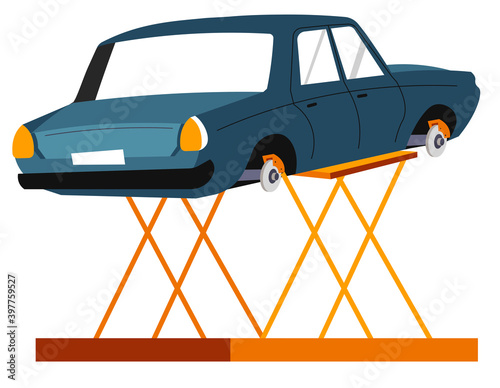 Car maintenance service, vehicle repairing center