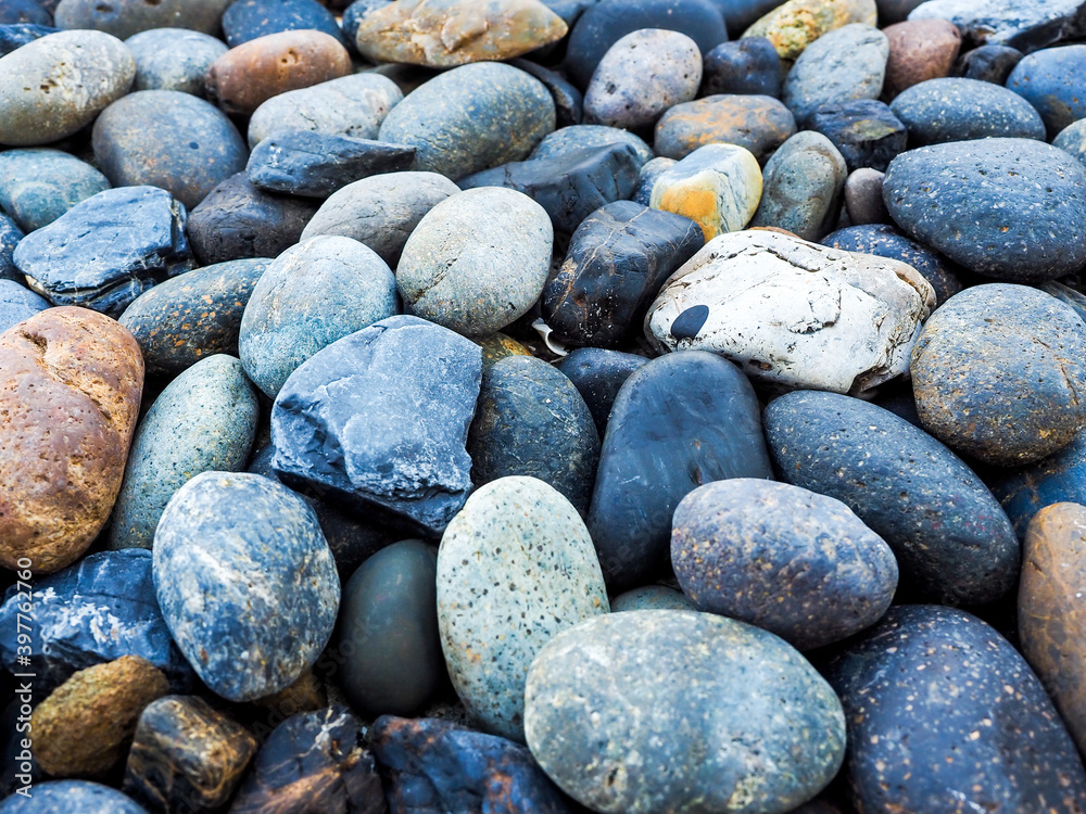 Sea pebbles, Sea stones background. Sea pebbles, Sea stones background.