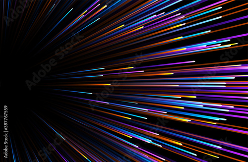 Принти на полотні Abstract background neon glow colors