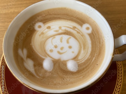 かわいいラテアート　Latte art