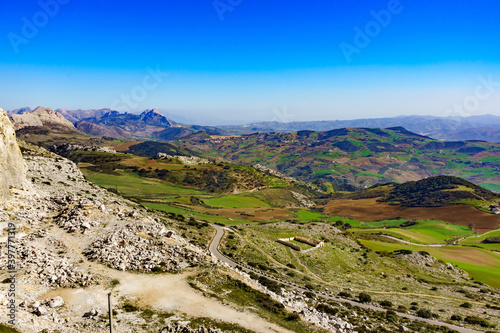Mountain landscape Torcal de Antequera, Spain