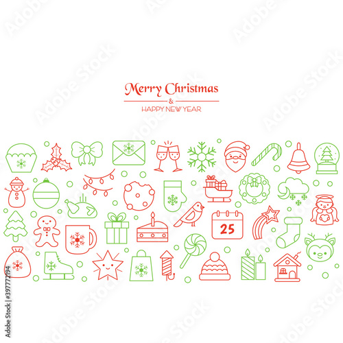 Christmas vector background