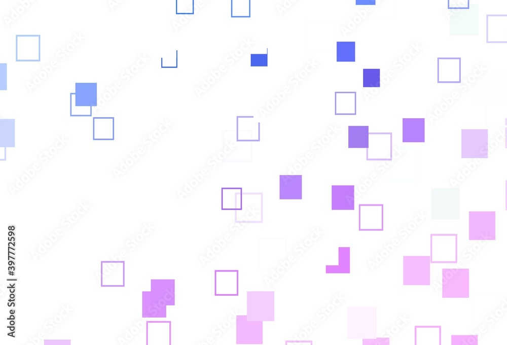 Light Pink, Blue vector backdrop with lines, rectangles. Light Pink, Blue vector backdrop with lines, rectangles.