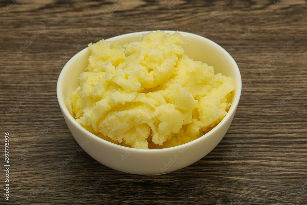 Mashed potato in the bowl Mashed potato in the bowl