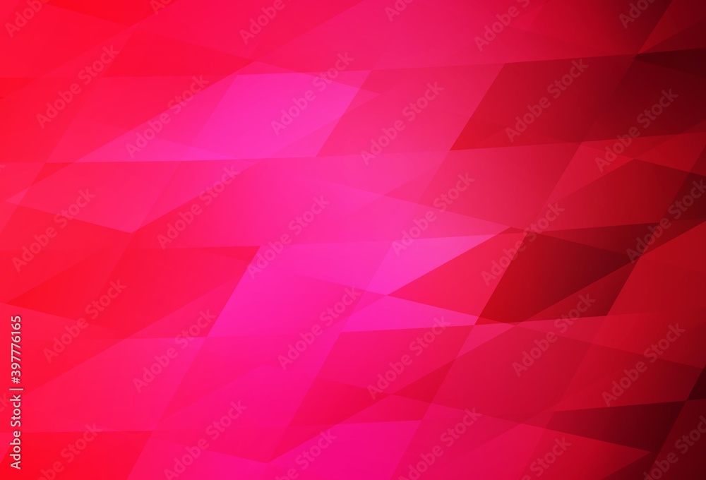Obraz premium Light Red vector texture in rectangular style.