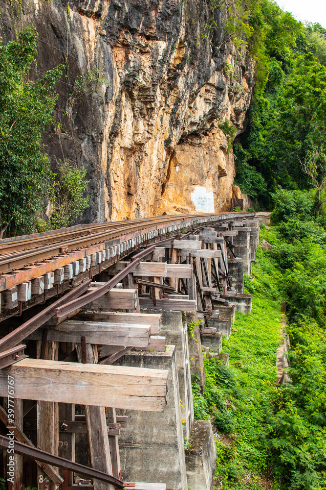 Kwai River Death railway in Kanchanaburi Thailand Asia