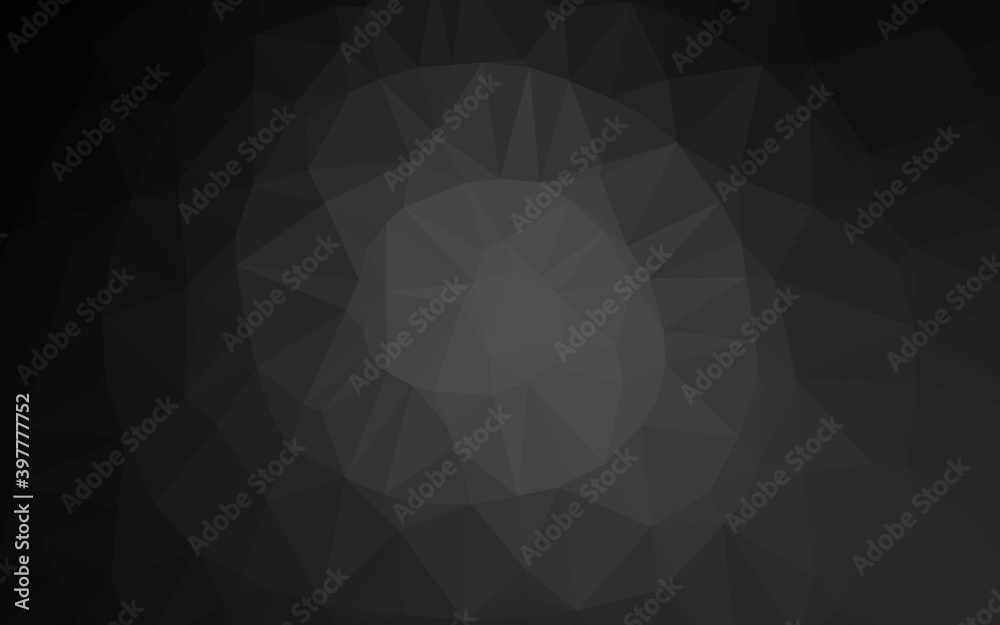Dark Silver, Gray vector polygon abstract background. Dark Silver, Gray vector polygon abstract background.