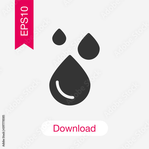 Blood icon isolated on background. Healthcare symbol modern, simple, vector, icon for website design, mobile app, ui. Vector Illustration