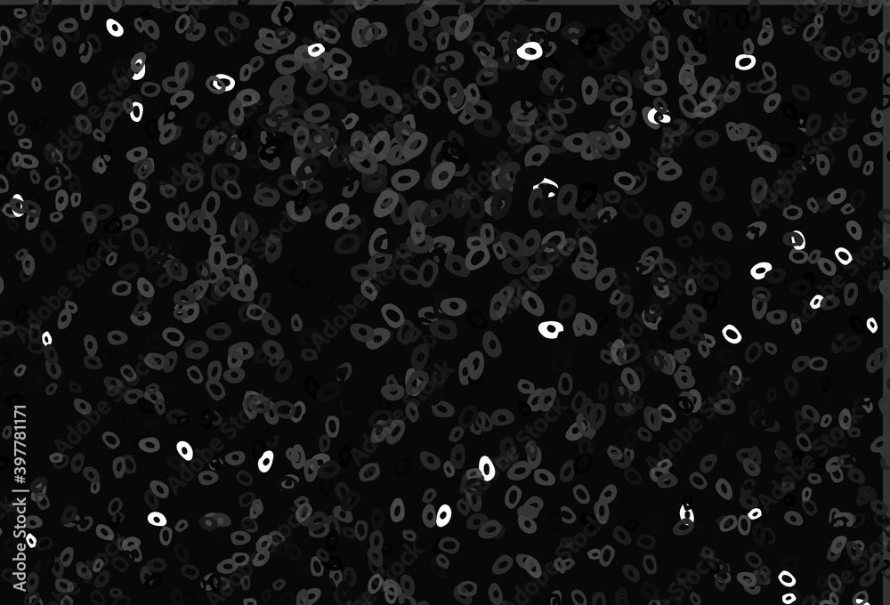 Dark Black vector backdrop with dots. Dark Black vector backdrop with dots.