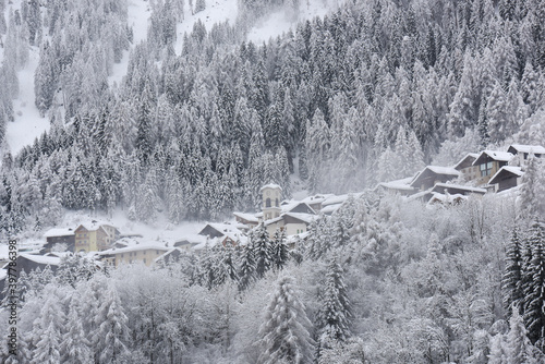 paesino di lata montagna Val di Sole trentino comasine Val di Pejo  photo