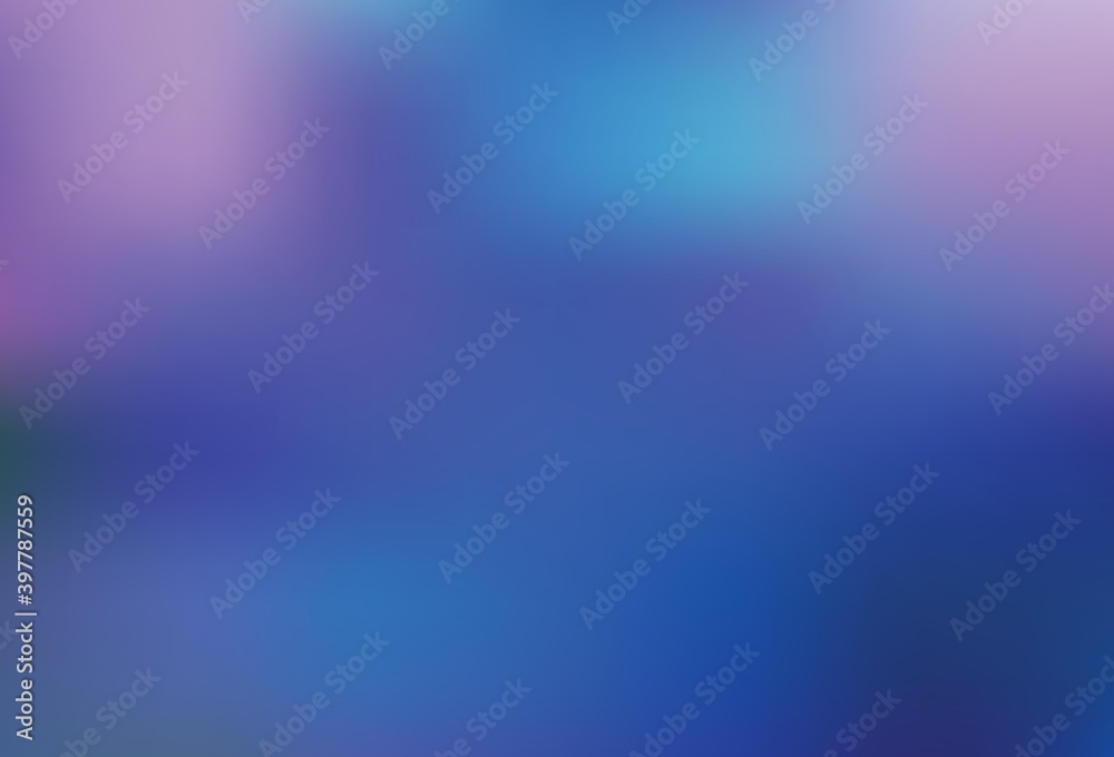 Light Pink, Blue vector blurred template.