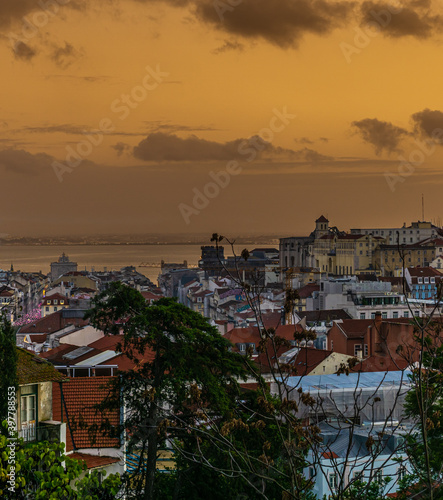 Night panorama of Lisbon, Portugal © dejanvuckovic