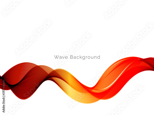 Abstract wave red smooth background, smoke wavy