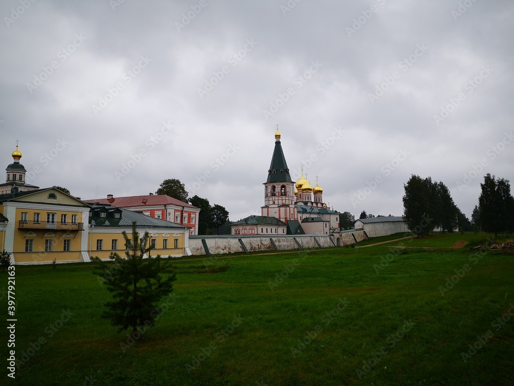 cloudy day at valday monastery