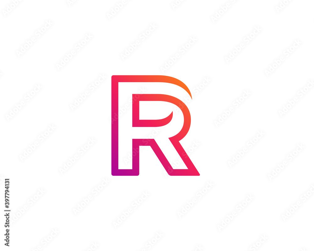 Letter R logo icon design template elements Letter R logo icon design template elements
