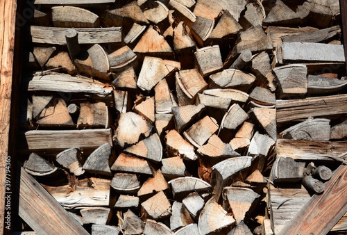 薪 木材 焚き木 白山手取川ジオパーク