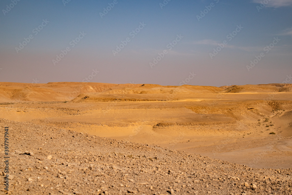 Negev desert sand dunes