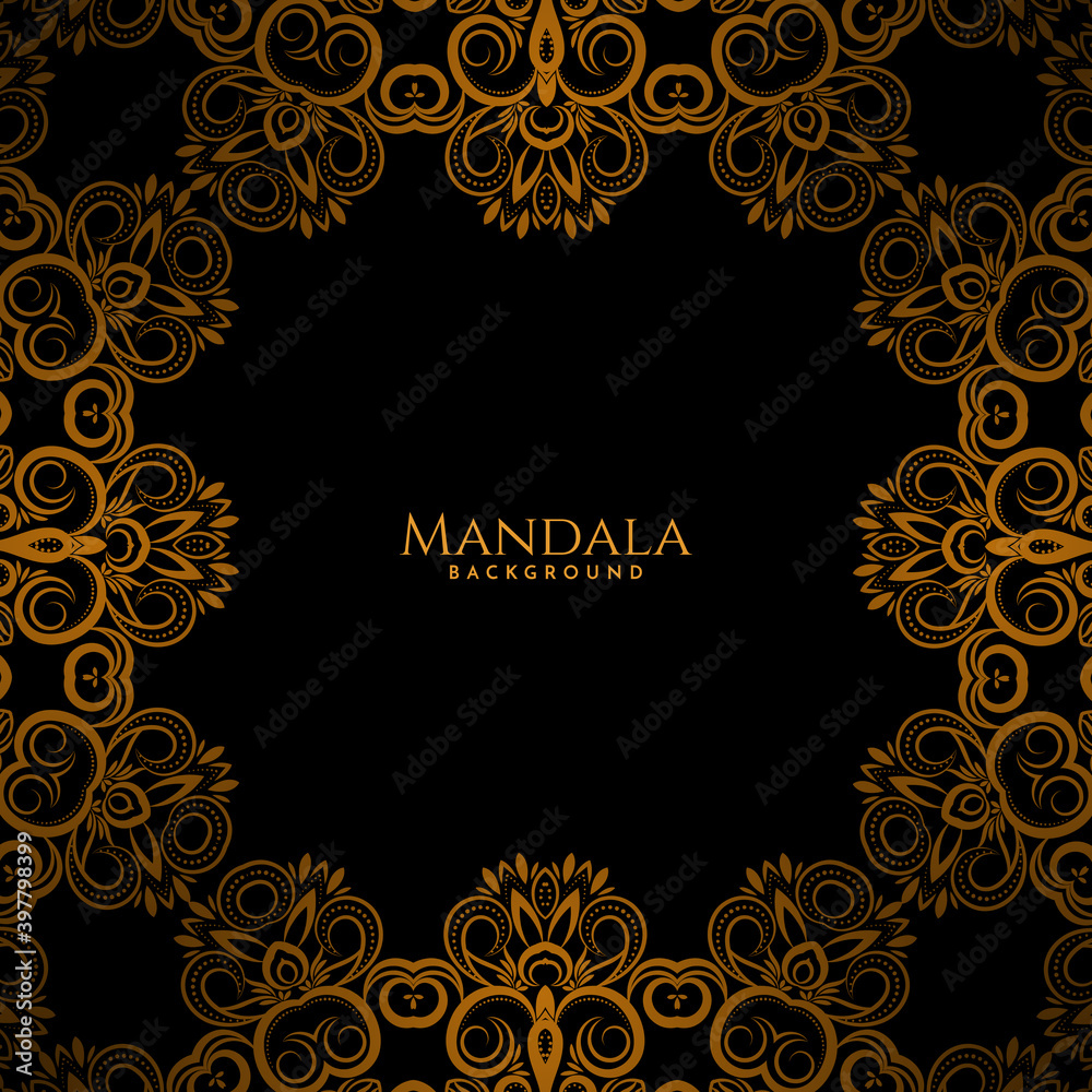 Mandala design beautiful luxury background