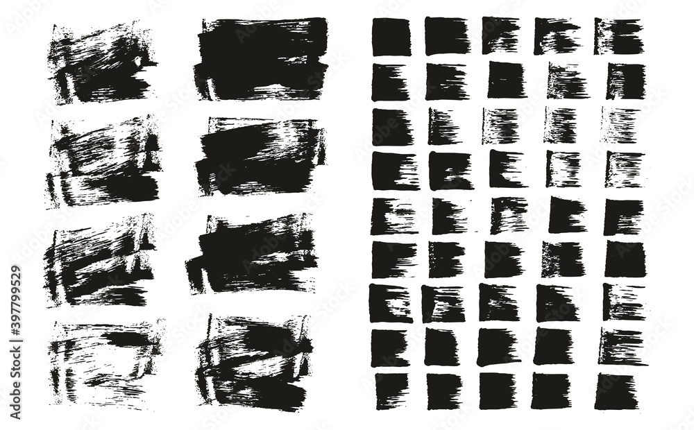 Flat Sponge Thin Artist Brush Short Background & Straight Lines Mix High Detail Abstract Vector Background Mix Set Flat Sponge Thin Artist Brush Short Background & Straight Lines Mix High Detail Abstract Vector Background Mix Set