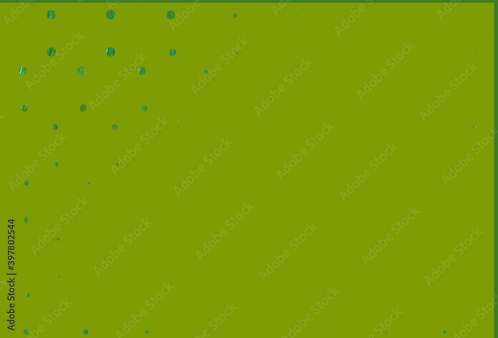 Light green, yellow vector layout with circle shapes. Light green, yellow vector layout with circle shapes.