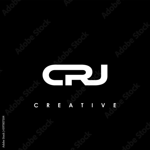 CRJ Letter Initial Logo Design Template Vector Illustration	
