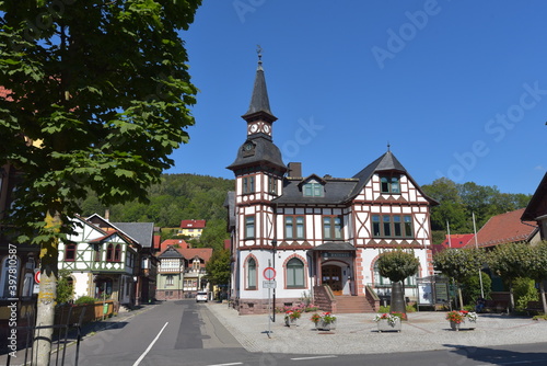 Rathaus in Steinbach-Hallenberg / Thüringen