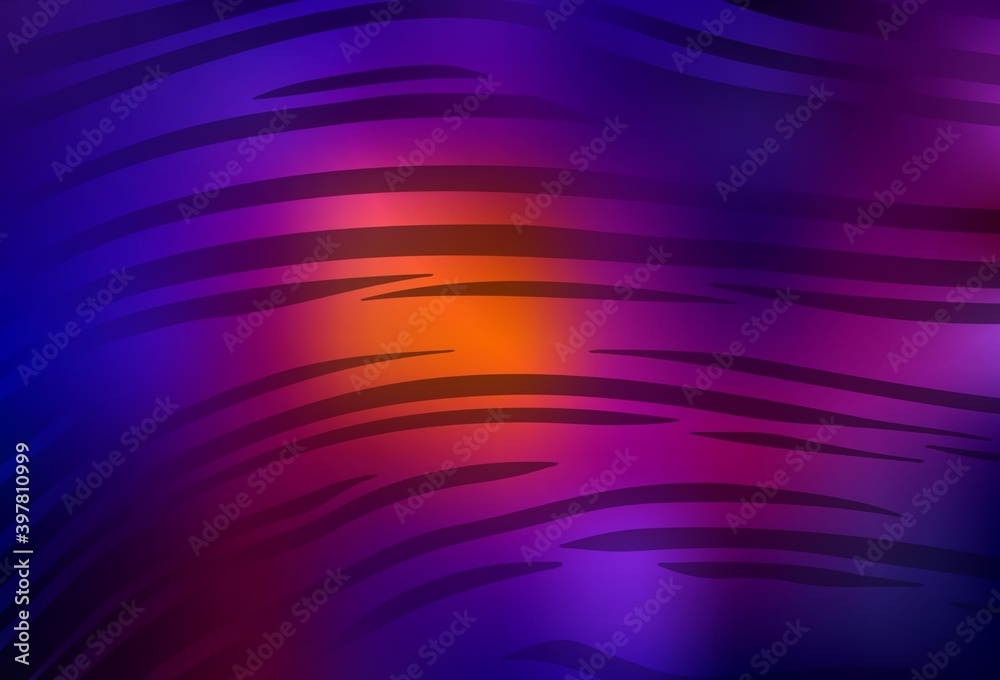 Obraz premium Dark Blue, Red vector blurred shine abstract texture.