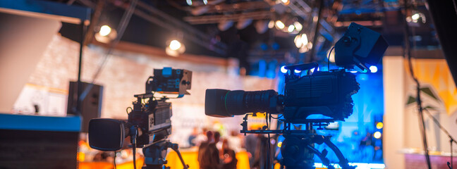 TV camera in recording
