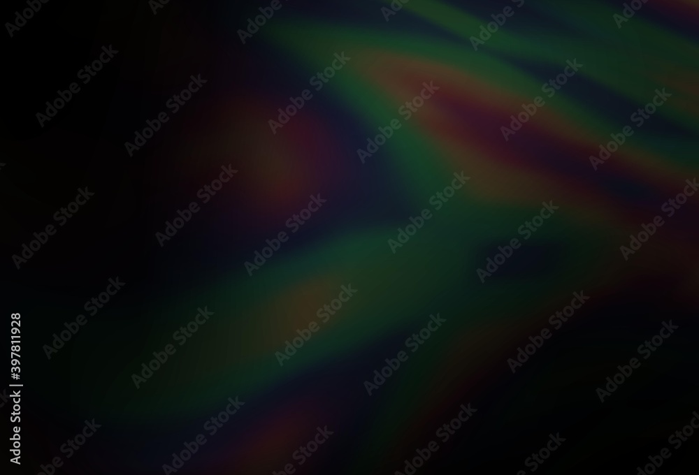 Dark Silver, Gray vector blurred bright texture. Dark Silver, Gray vector blurred bright texture.