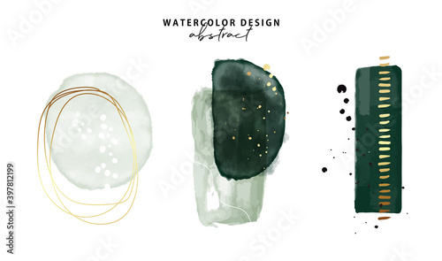 Marble watercolor emerald green parint, Emerald Minimalist  background. Gold foil texture art. Resins artwork 2021. Graphic painting frame  Vector