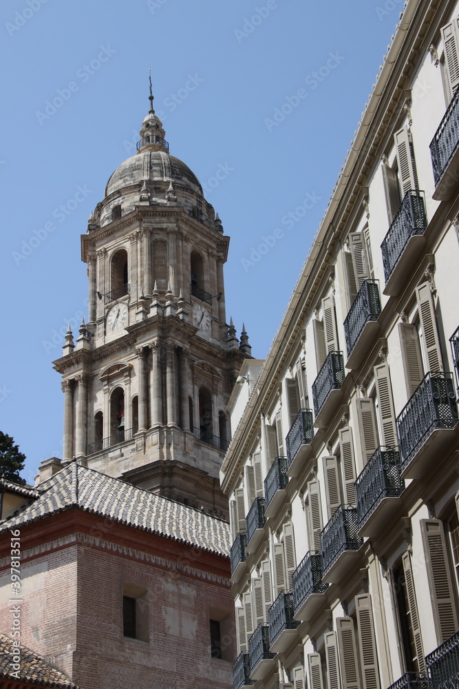 Fototapeta premium Cathedral in the Spanish city of Malaga