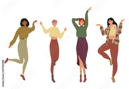 Group of people of different professions isolated on white background. Set of all the professions. Vector illustration
