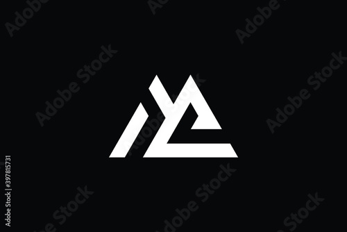 CM logo letter design on luxury background. MC logo monogram initials letter concept. CM icon logo design. MC elegant and Professional letter icon design on black background. M C CM MC