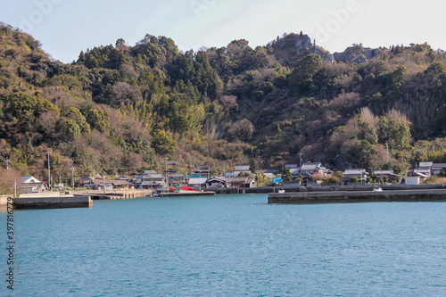 日本の小さな漁村
