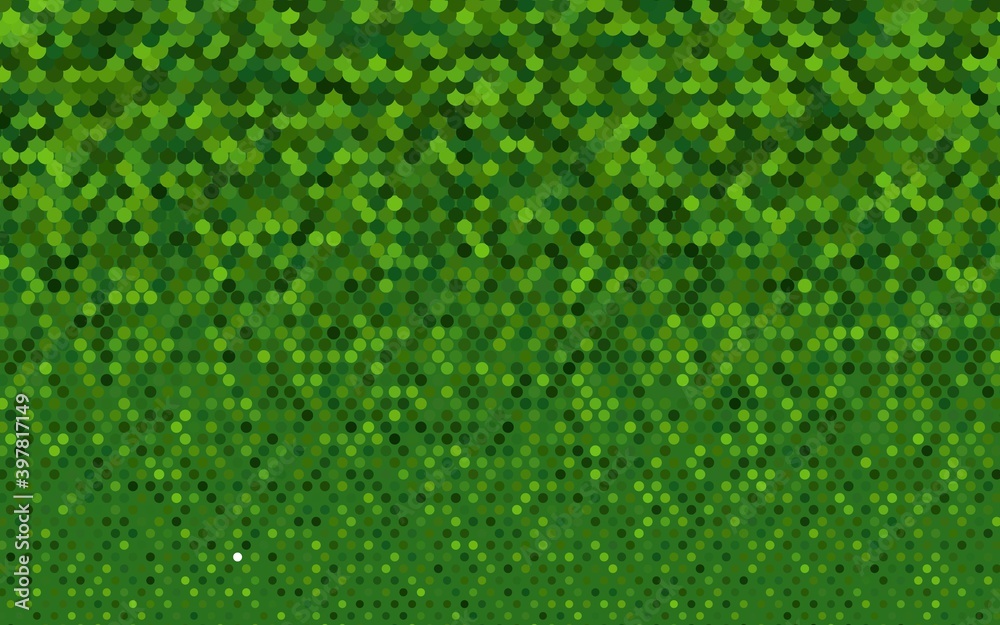 Light Green vector layout with circle shapes. Light Green vector layout with circle shapes.