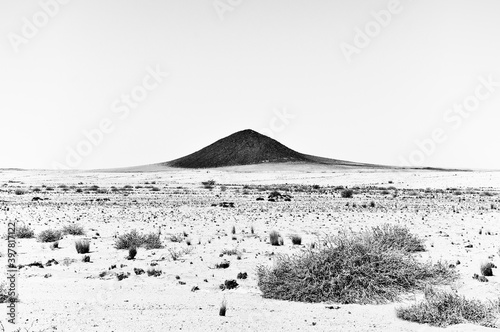 black and white desert, Namibia