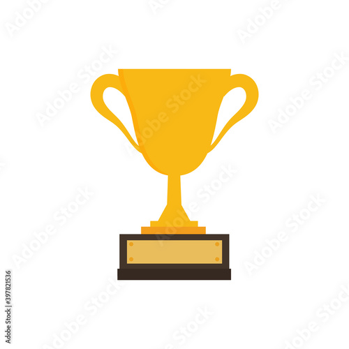 First prize gold trophy icon,prize gold trophy, winner, first prize, vector illustration and icon