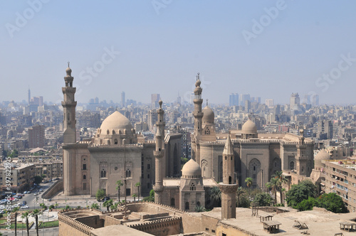 Panoramic view on Cairo, from Saladin's Citadel
