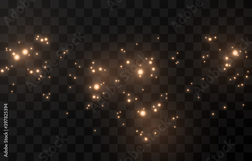 Vector magic glow. Sparkling light  sparkle sparkle Sparkling dust png. Sparkling magical dust. Christmas light.