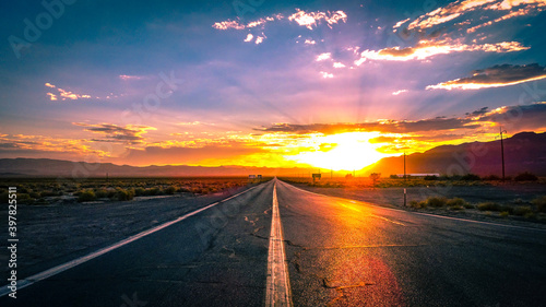 sunset road © Frank Gold